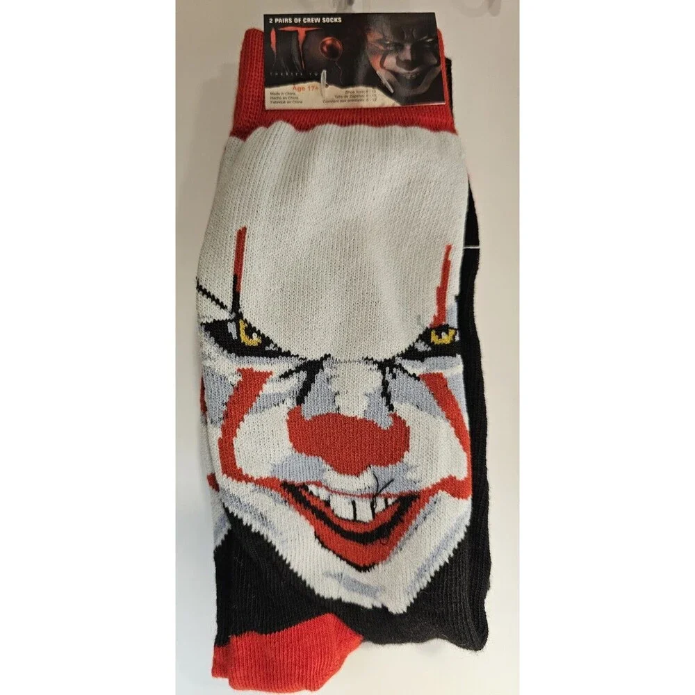 IT Movie Socks 2024 Stephen King Horror New Halloween